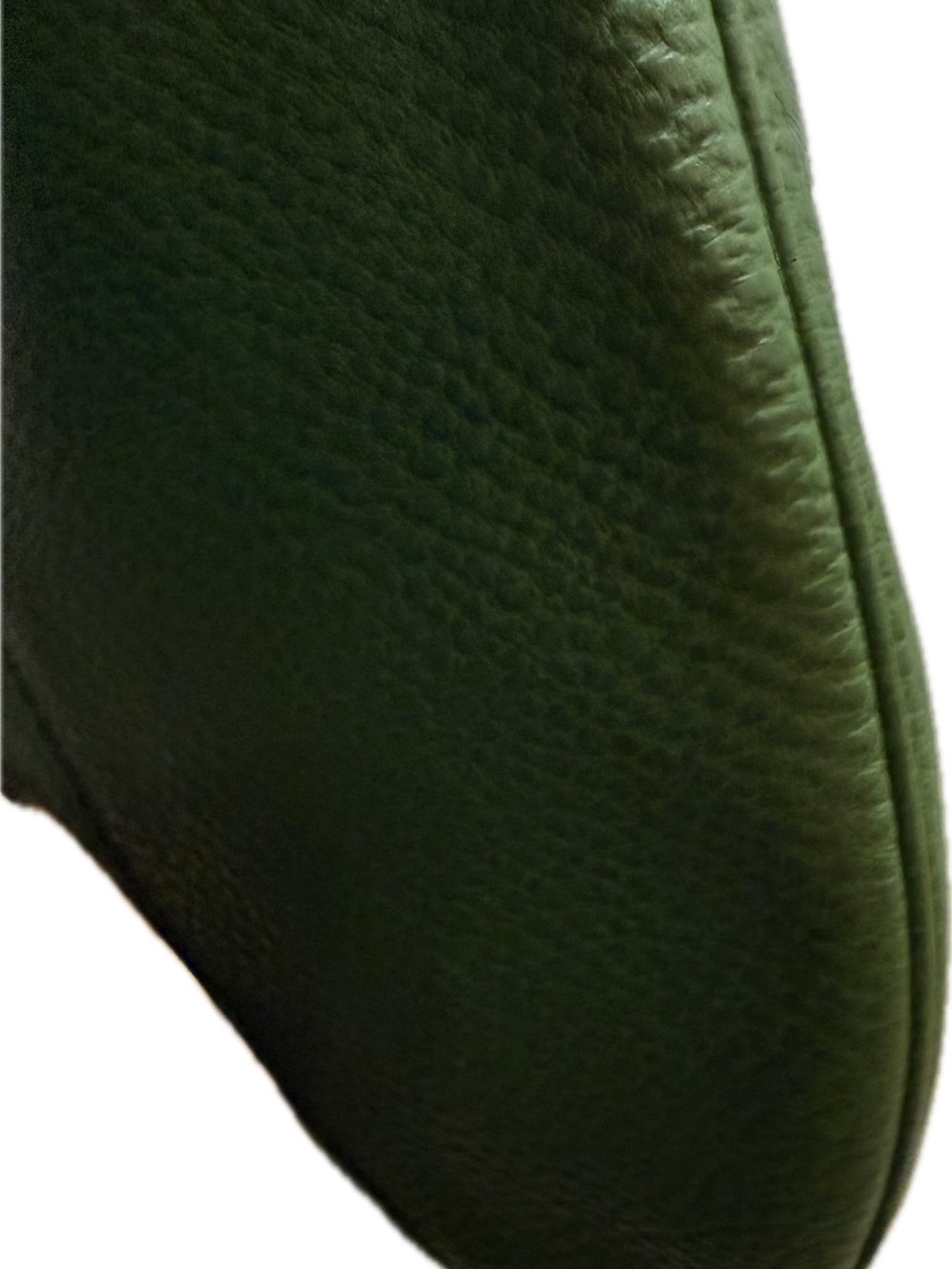 Gucci Web Blondie Green Pebbled Leather Hobo Bag Gold Hardware - Picture 4 of 11